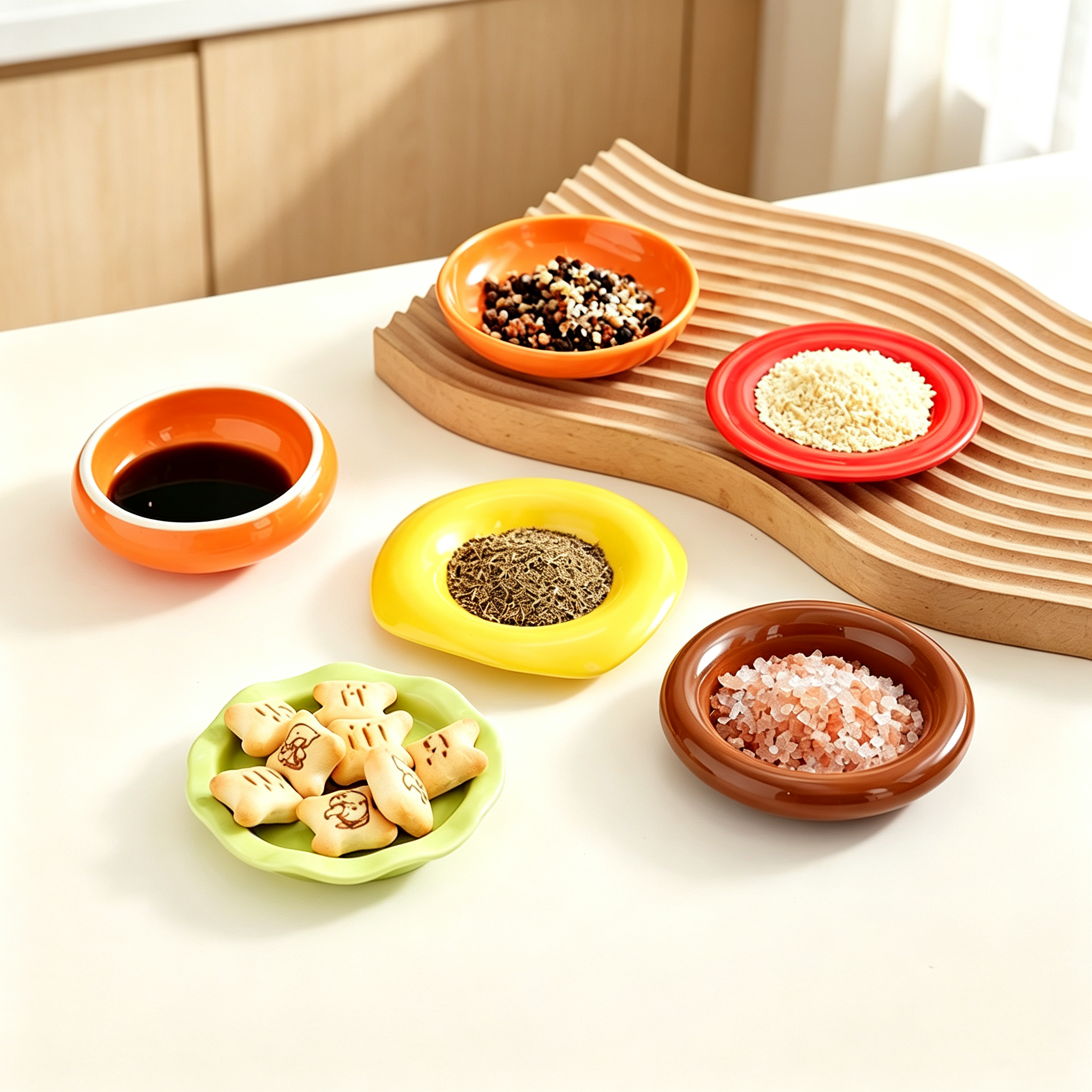 Cute Stackable Burger Dip Bowls