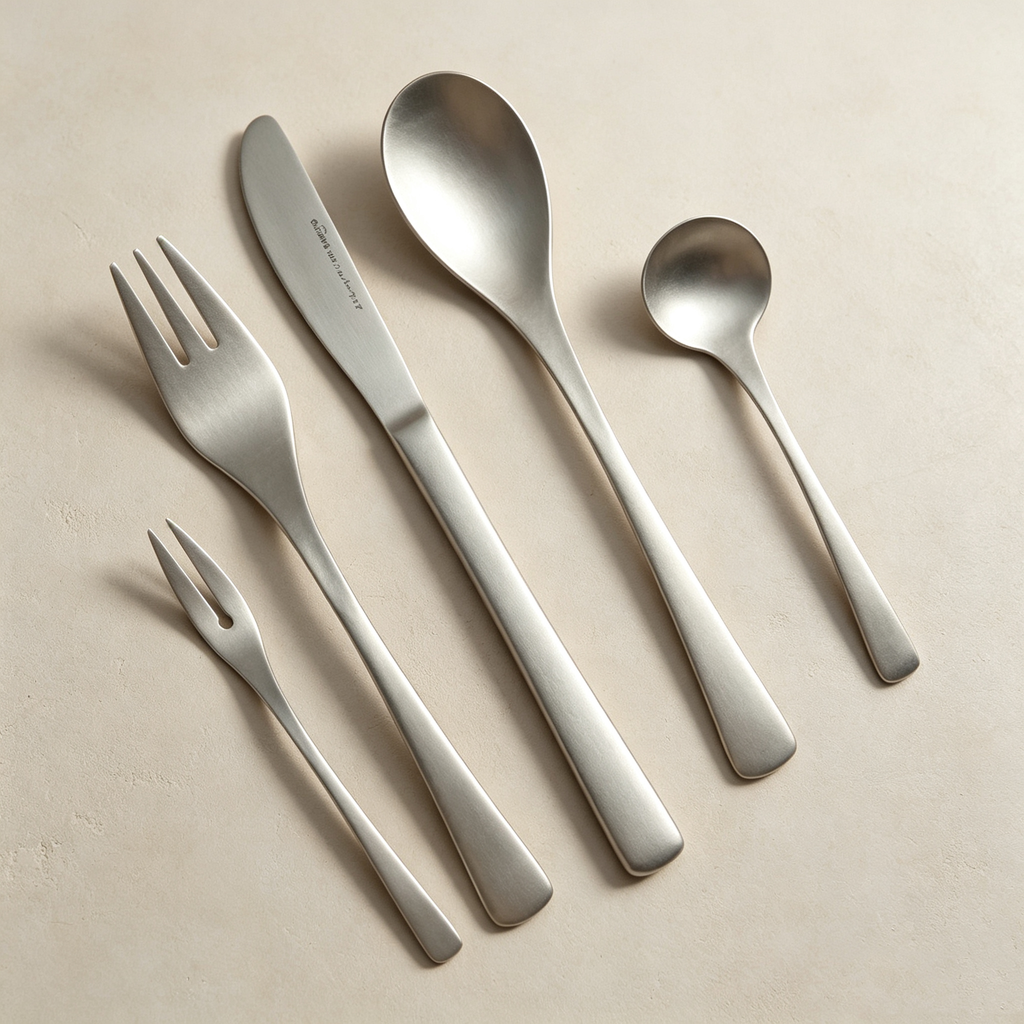 Matte Hammered Luxury 304 Stainless Steel Cutlery Set