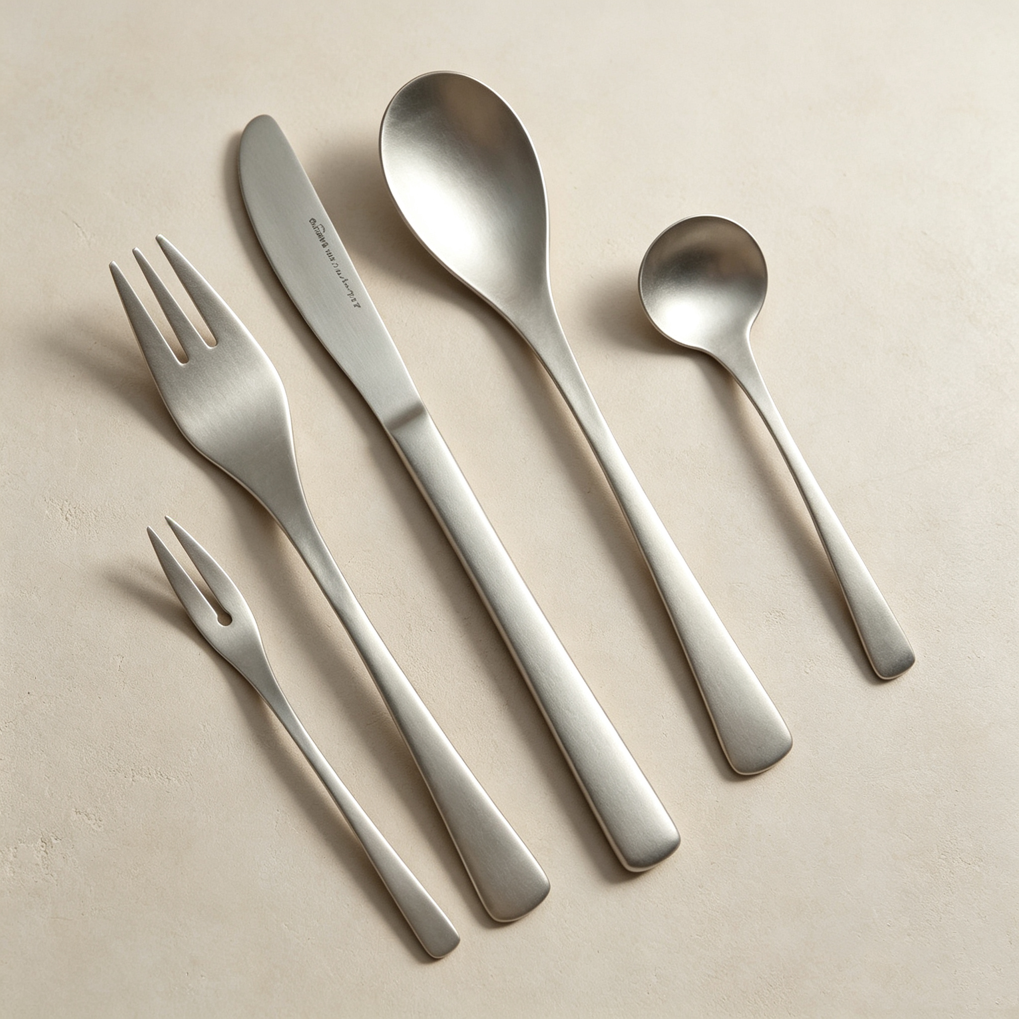 Matte Hammered Luxury 304 Stainless Steel Cutlery Set